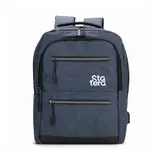 Mochila Oxford 18L com USB e Faixas Refletivas com personalização Statera para empresas
