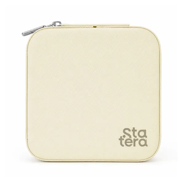 Porta-Joias Quadrado com Ganchos e Bolso Elástico com personalização Statera para empresas