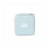 Porta-Joias de Couro Sintético com Gravação 6 x 6 cm com personalização Statera para empresas