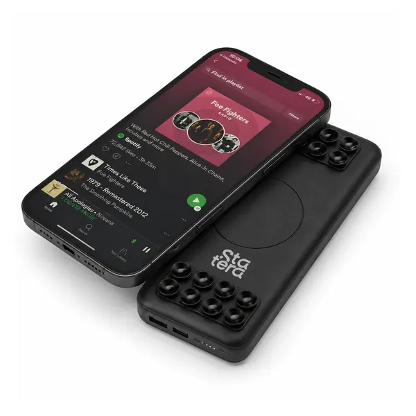 Power Bank 10.000mAh por Indução com Ventosas com personalização Statera para empresas