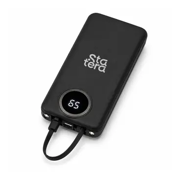 Power Bank 10.000mAh com Quatro Cabos e Carga Rápida com personalização Statera para empresas