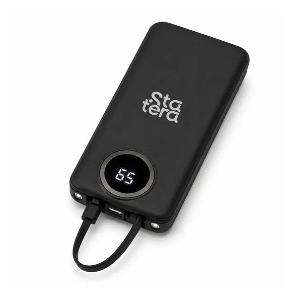 Power Bank 10.000mAh com Quatro Cabos e Carga Rápida com personalização Statera para empresas