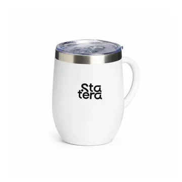 Caneca Térmica Inox 350ml com Alça com personalização Statera para empresas