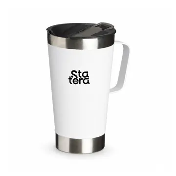 Caneca Térmica Inox 500ml com Abridor de Garrafas com personalização Statera para empresas