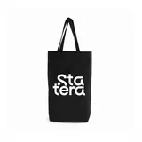 Sacola de Algodão 280g/m² de 40,5 x 32 x 9,5 cm com personalização Statera para empresas