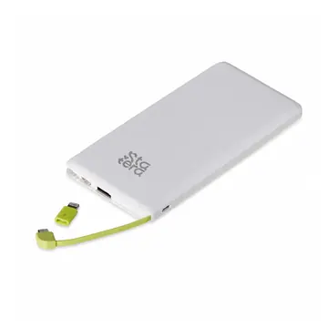 Power Bank 10.000mAh com Adaptadores Lightning e Tipo-C com personalização Statera para empresas