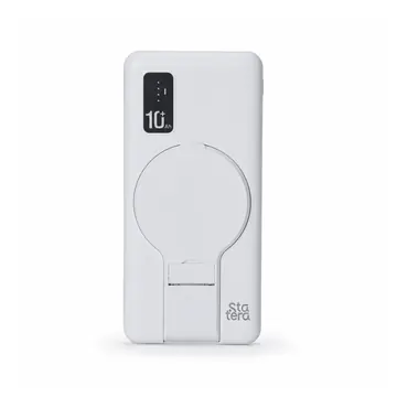 Power Bank 10.000mAh por Indução com Suporte Inclinável com personalização Statera para empresas