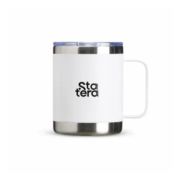 Caneca Térmica 350ml Parede Dupla com Tampa Acrílica com personalização Statera para empresas