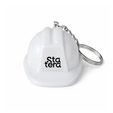 Chaveiro Capacete de Segurança EPI em Plástico com personalização Statera para empresas
