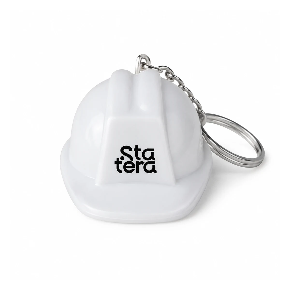 Chaveiro Capacete EPI Plástico personalizado com logo (cód. 06085)