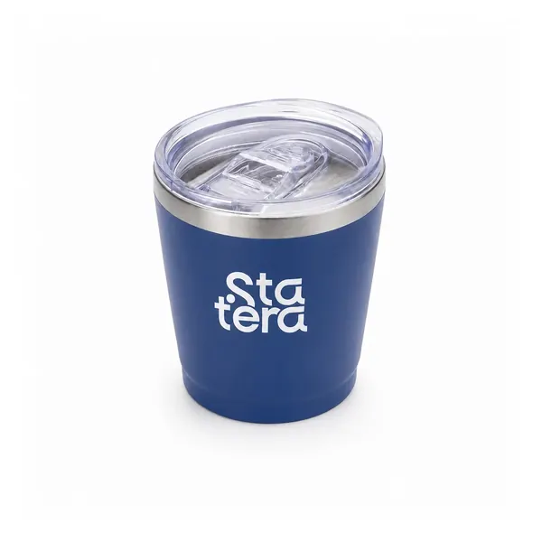Copo Térmico Inox 200ml com Tampa e Trava com personalização Statera para empresas