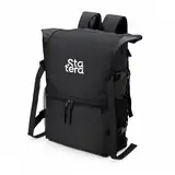 Mochila de Couro Sintético 37L Expansível com Fivelas com personalização Statera para empresas