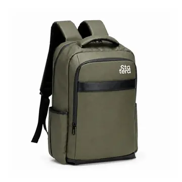 Mochila de Couro Sintético 26L com Compartimento Antifurto com personalização Statera para empresas