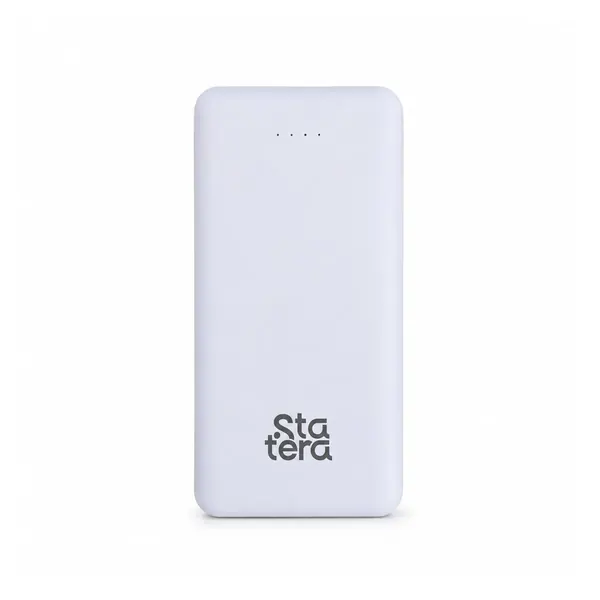 Power Bank 10.000mAh com 4 LEDs e 2 Portas USB com personalização Statera para empresas