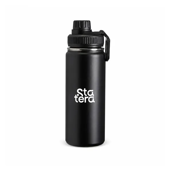 Garrafa Térmica Inox 550ml com Alça Retangular com personalização Statera para empresas