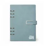 Caderno Fichário PU A5 com 119 Folhas Marfim com personalização Statera para empresas