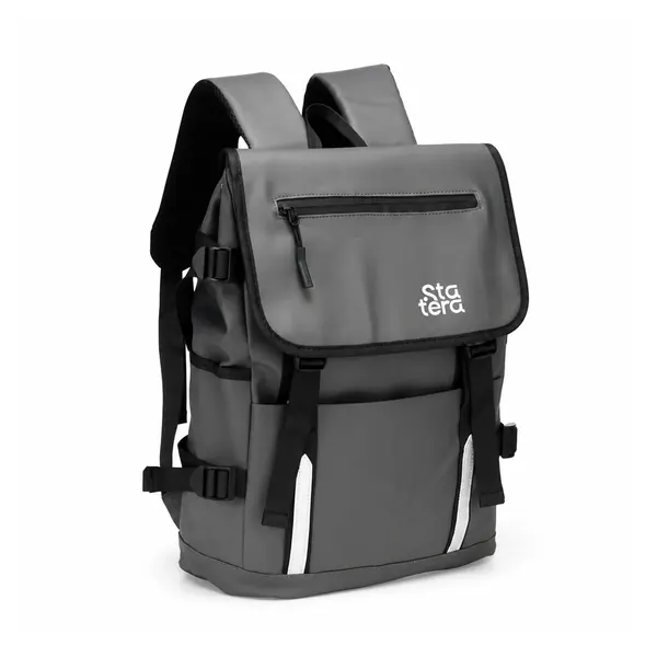 Mochila de Couro Sintético 18 Litros com Tiras em Velcro com personalização Statera para empresas