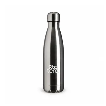 Garrafa Térmica 500ml Inox com Tampa Rosqueável com personalização Statera para empresas