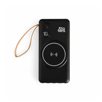 Power Bank 10.000mAh por Indução com Lanterna e Alça com personalização Statera para empresas