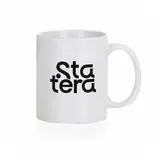 Caneca de Cerâmica 330ml para Sublimação com personalização Statera para empresas