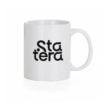 Caneca de Cerâmica 330ml para Sublimação com personalização Statera para empresas