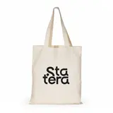 Sacola de Algodão 37,5 x 30,5 cm com Alças Internas com personalização Statera para empresas