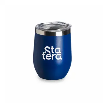 Copo Térmico Inox 320ml com Tampa Plástica com personalização Statera para empresas