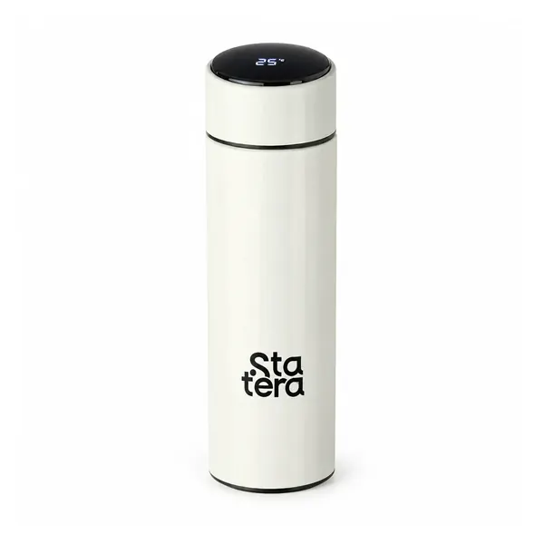 Garrafa Térmica 400ml com Display LED e Infusor com personalização Statera para empresas