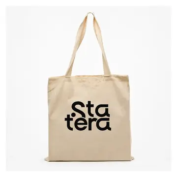 Sacola de Algodão 210g/m² de 41 x 38 cm com personalização Statera para empresas