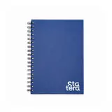 Caderno com Capa em Cromato Wire-o 86 Folhas Pautadas com personalização Statera para empresas
