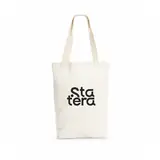 Sacola de Algodão 35 x 33,3 x 9 cm com Alças de 38 cm com personalização Statera para empresas