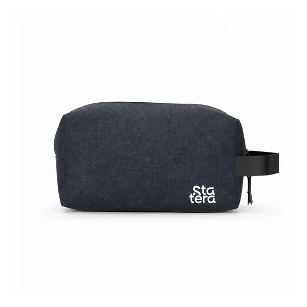 Nécessaire de Nylon com Alça em Couro Sintético com personalização Statera para empresas