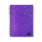 Caderno Holográfico Wire-o 96 Folhas Pautadas com personalização Statera para empresas