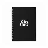 Caderno Capa Dura Fosca Wire-o 96 Folhas Pautadas com personalização Statera para empresas