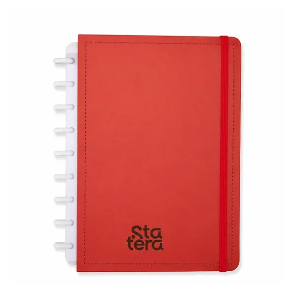 Caderno de Disco Capa Dura com Elástico 79 Folhas com personalização Statera para empresas