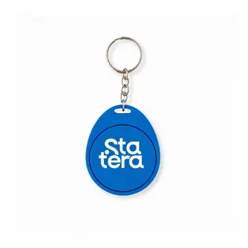 Chaveiro de PVC Emborrachado 6,5 x 5,2 cm com personalização Statera para empresas