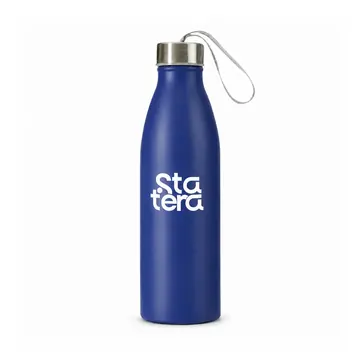 Garrafa Inox 750ml com Alça de Nylon com personalização Statera para empresas