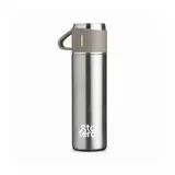 Garrafa Térmica Inox 450ml com Tampa que Vira Caneca com personalização Statera para empresas
