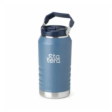 Garrafa Térmica 1,1 Litros Inox 304 com Bico Flip com personalização Statera para empresas