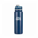 Garrafa Térmica 850ml com Infusor e Faixa de Silicone com personalização Statera para empresas