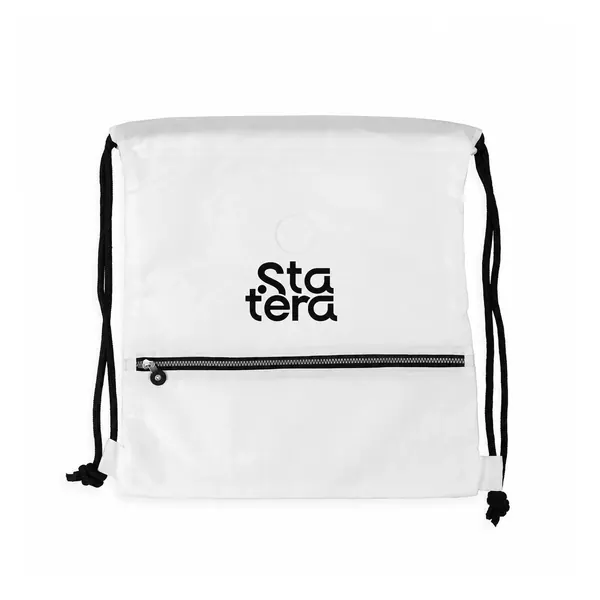 Mochila Saco de Nylon Impermeável com Placa Emborrachada com personalização Statera para empresas
