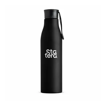 Garrafa Inox 800ml com Alça na Tampa com personalização Statera para empresas