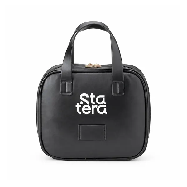 Nécessaire de Couro Sintético com 8 Bolsos e 2 Alças com personalização Statera para empresas