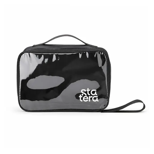 Nécessaire de Nylon 19,5 x 28 cm com Visor e Duas Alças com personalização Statera para empresas