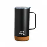 Caneca Térmica 500ml com Fundo de Cortiça com personalização Statera para empresas