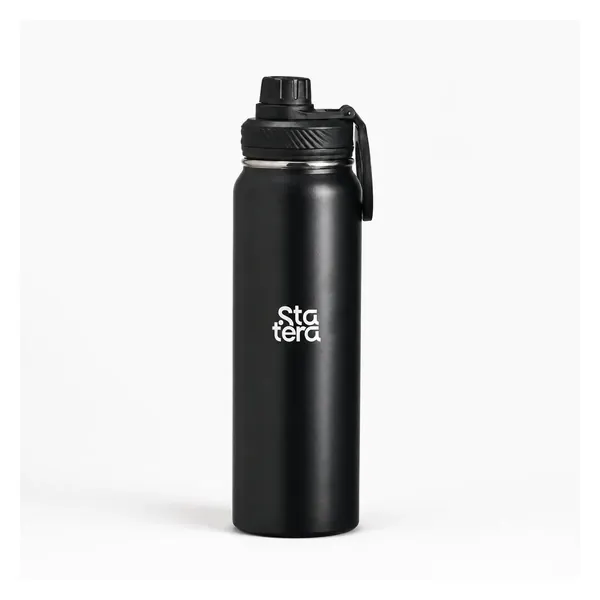 Garrafa Térmica 850ml com Alça Magnética que Vira Tripé com personalização Statera para empresas