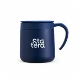 Caneca Térmica Inox 300ml com Tampa Ajustável com personalização Statera para empresas