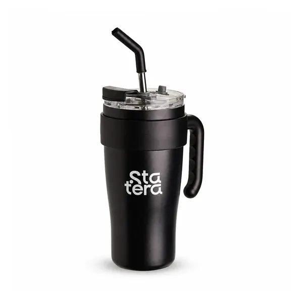 Caneca Térmica Inox 800ml com Alça e Vedação a Vácuo com personalização Statera para empresas
