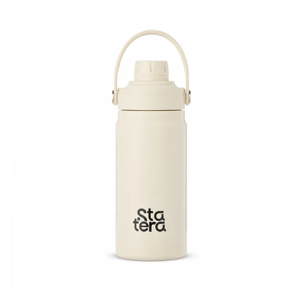 Garrafa Térmica 400ml com Alça Fixa e Gravação 12 x 8 cm com personalização Statera para empresas