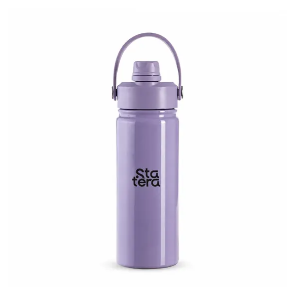 Garrafa Térmica 600ml Inox 304 com Bico Flip e Canudo com personalização Statera para empresas